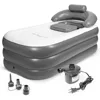 63"x33" Inflatable Bathtub Adults, Cold Plunge Tub, Bath Tub for Athletes, Foldable Bathtub, Portable Bathtub Adult 1