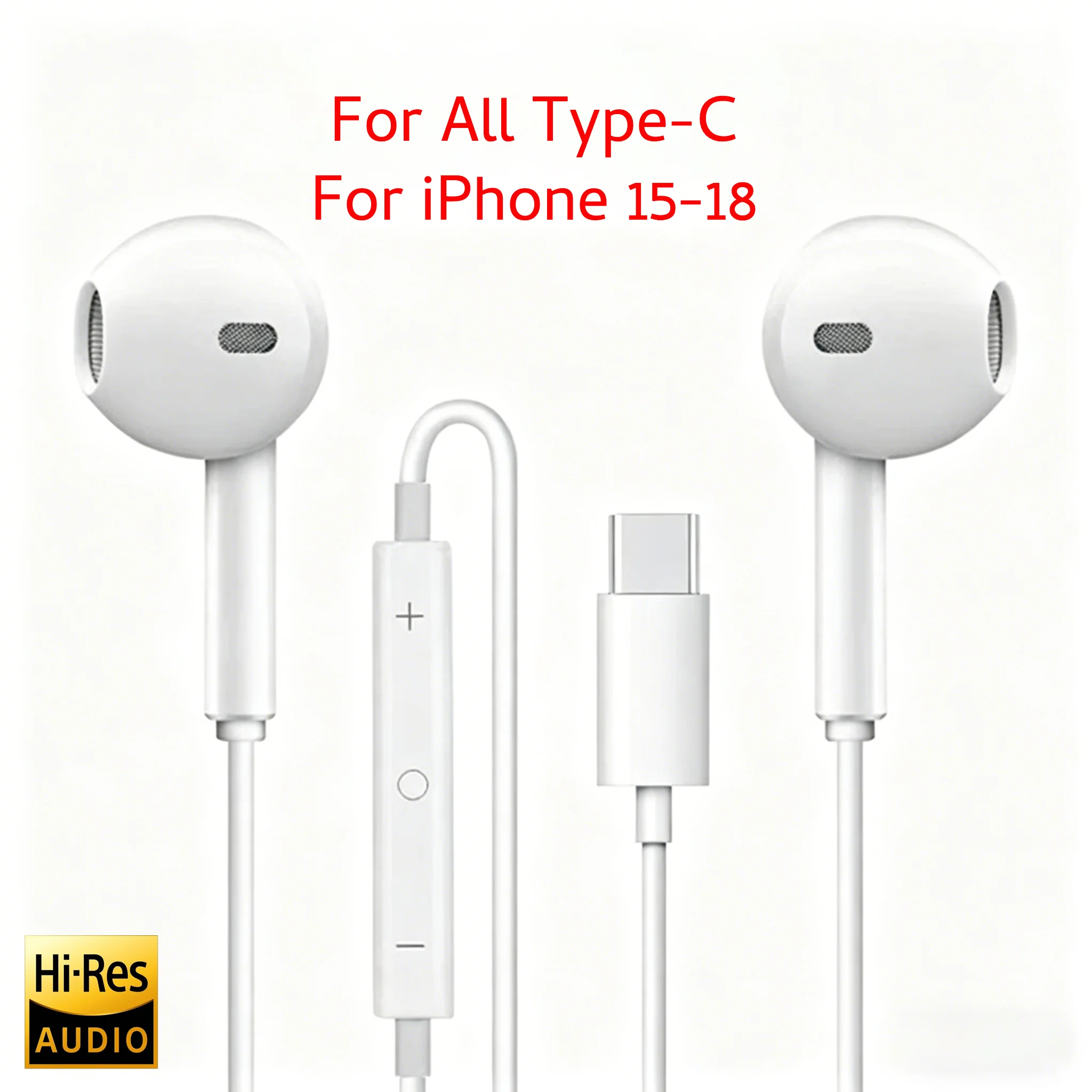 Premium Wired Earphones with USB-C, Lightning & 3.5mm Connectivity