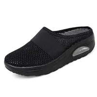 Women Wedge Slippers Premium Slippers Vintage Anti-slip Casual Female Platform Retro Shoes Plus Size Orthopedic Diabetic Sandals 2