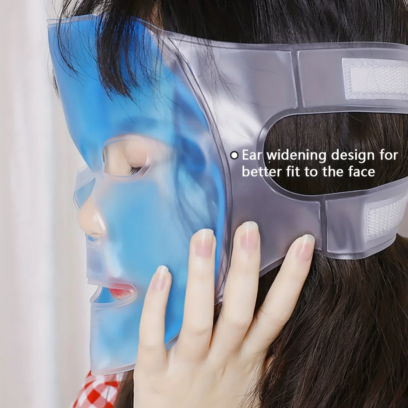 Revitalizing Gel Cooling Face Mask - Hot & Cold Therapy for Skin Firming and Relaxation