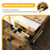 Woodworking Bench Vise with 4 Bench Dogs and 2 Clips Wood Bench Vises Kit for Garage Studios 4