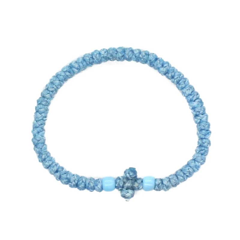 Elegant Greek Orthodox Prayer Bracelet - Adjustable Religious Handchain