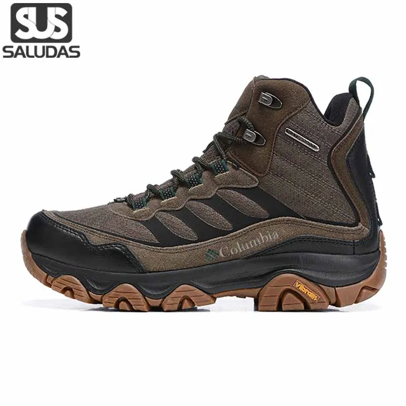 

SALUDAS Men's Hiking Boots Anti-skid and Wear-resistant Cross-country Mountaineering Sports Shoes Winter Fighting Training Shoes