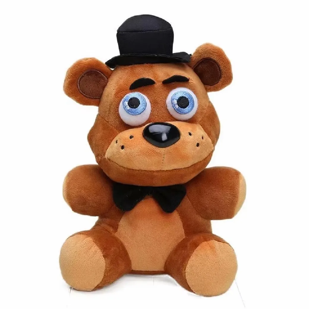 thumbnail image 1 of Peluche de FNAF Freddy de 18/30 cm, animales de peluche y de peluche, oso, conejo, juego Fnaf Five Night At Freddy, juguetes de cumpleaños para niños, 1 of 5