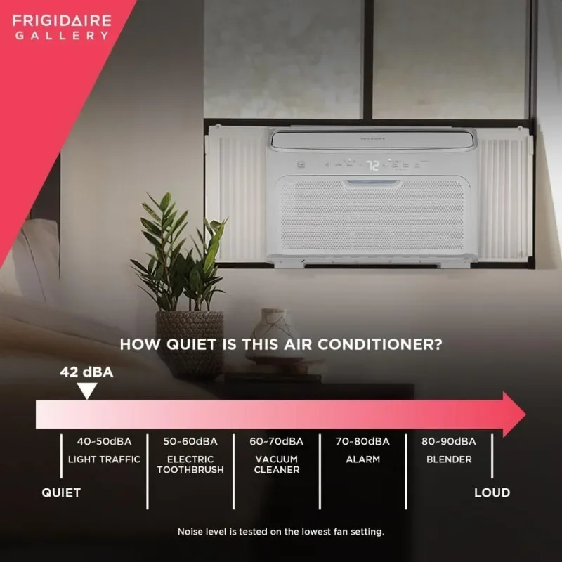 Frigidaire GHWQ103WC1 Inverter Quiet Temp Room Air Conditioner, 10,000 BTU with Wi-Fi Connected, Energy Star Certified 5