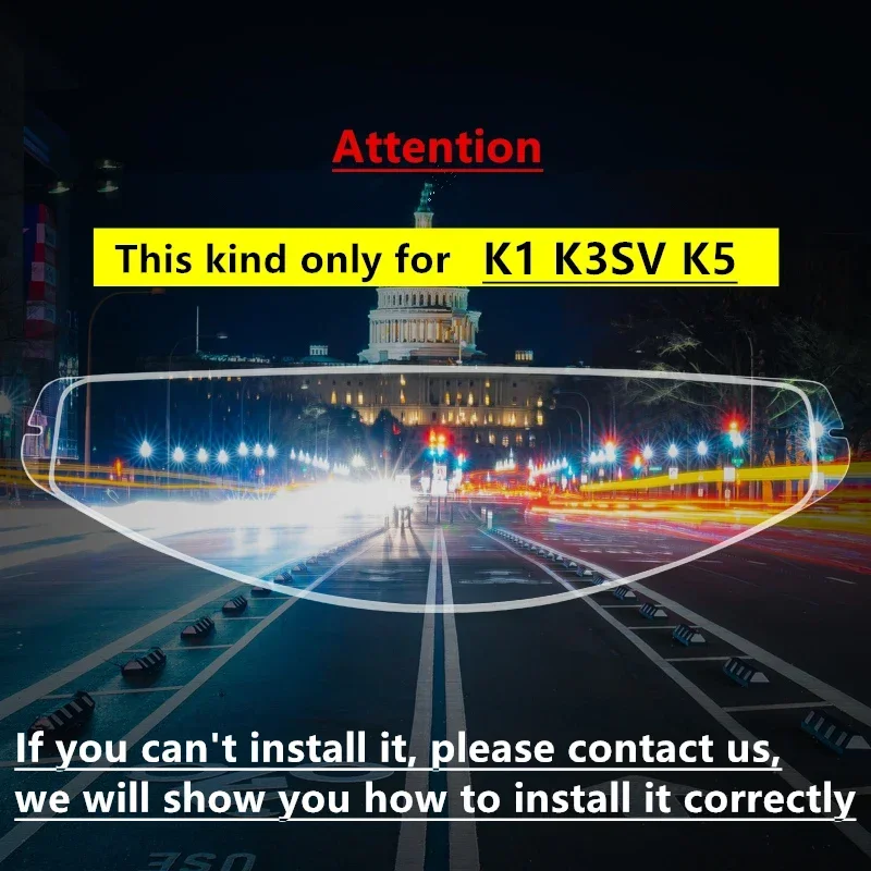 Рисунок 2 - Противотуманная пленка для шлемов AGV K5 K3SV K1