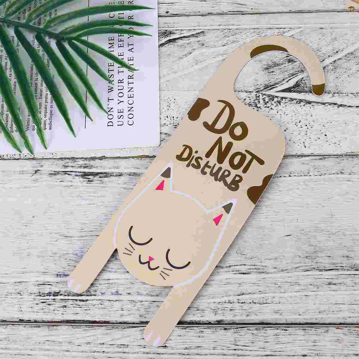 

Door Sign Do Not Disturb Door Decoration Ornament Tags Shop Pendant for Hotel Club Cafe Shop Decor Hanging Door Pendant