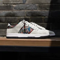 Mr.A Brand Personalized Embroidery Trendyy Shoes Creative Casual Sports Men's Shoes Versatile Lace-Up High-Quality Men's Casual Shoes