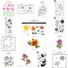 Metal Cutting Dies 2022 Cosmos Book Engravings Fairy Tale Floral Rose Coloring Layering Stencil Scrapbook Decorate Emboss Stamps
