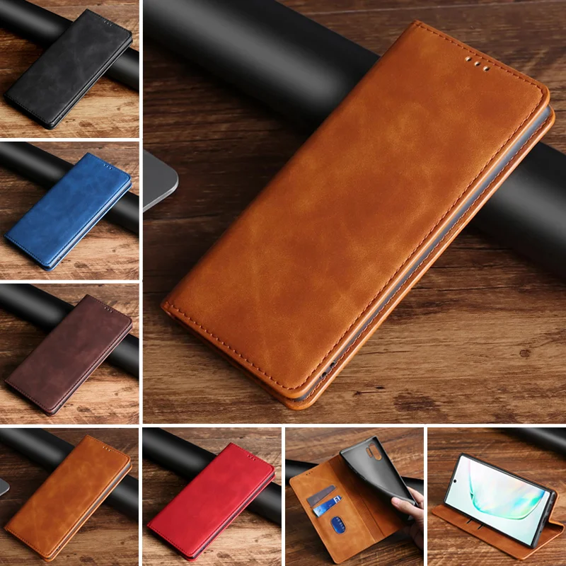 Leather Flip Wallet Case - Stylish and Durable Protection