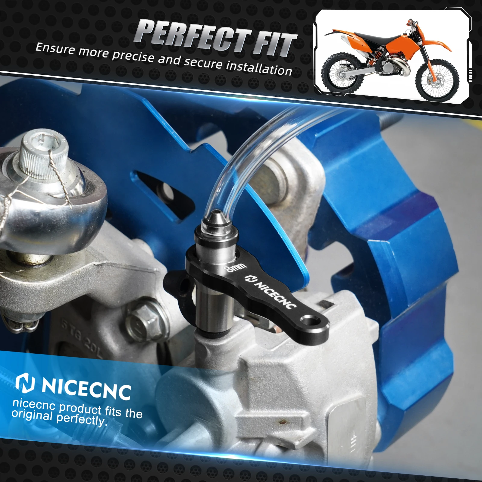 Für Yamaha YZ125 YZ250 YZ250F YZ450F WR250F WR450F YZ80 YZ85 YZ125X YZ250X Motorrad 8mm Hydraulische Bremse Kupplung Entlüfter Werkzeug – Detail 6