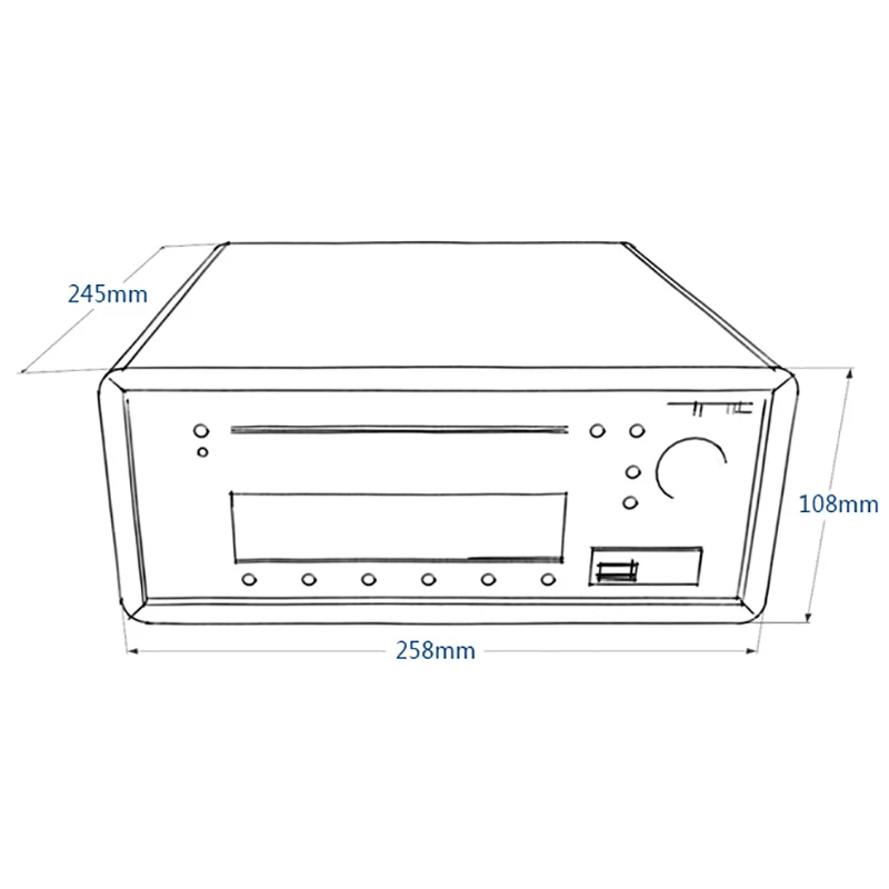 블루투스 5.0 HIFI 무손실 헤드폰 앰프, 다기능 전문 CD 플레이어, FM 라디오