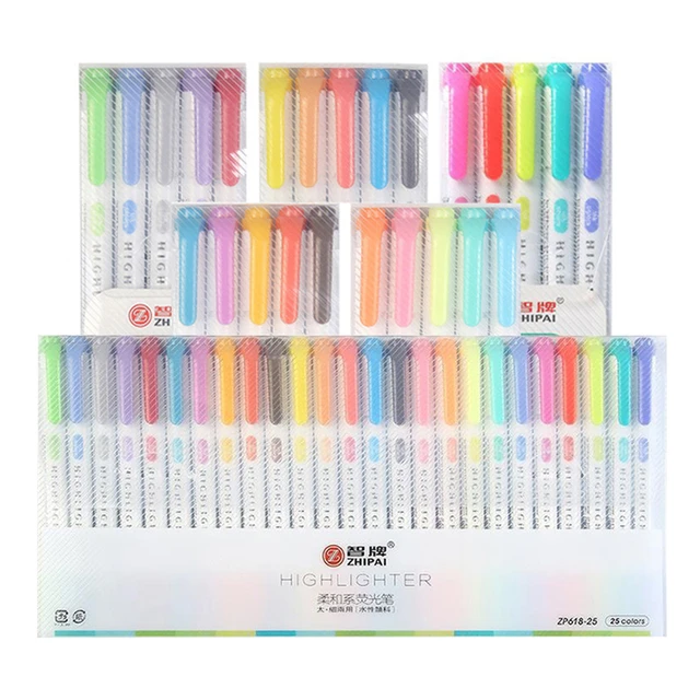 Aesthetic Highlighters, Cute School Supplies for College Study, Preppy  Stuff, Hi