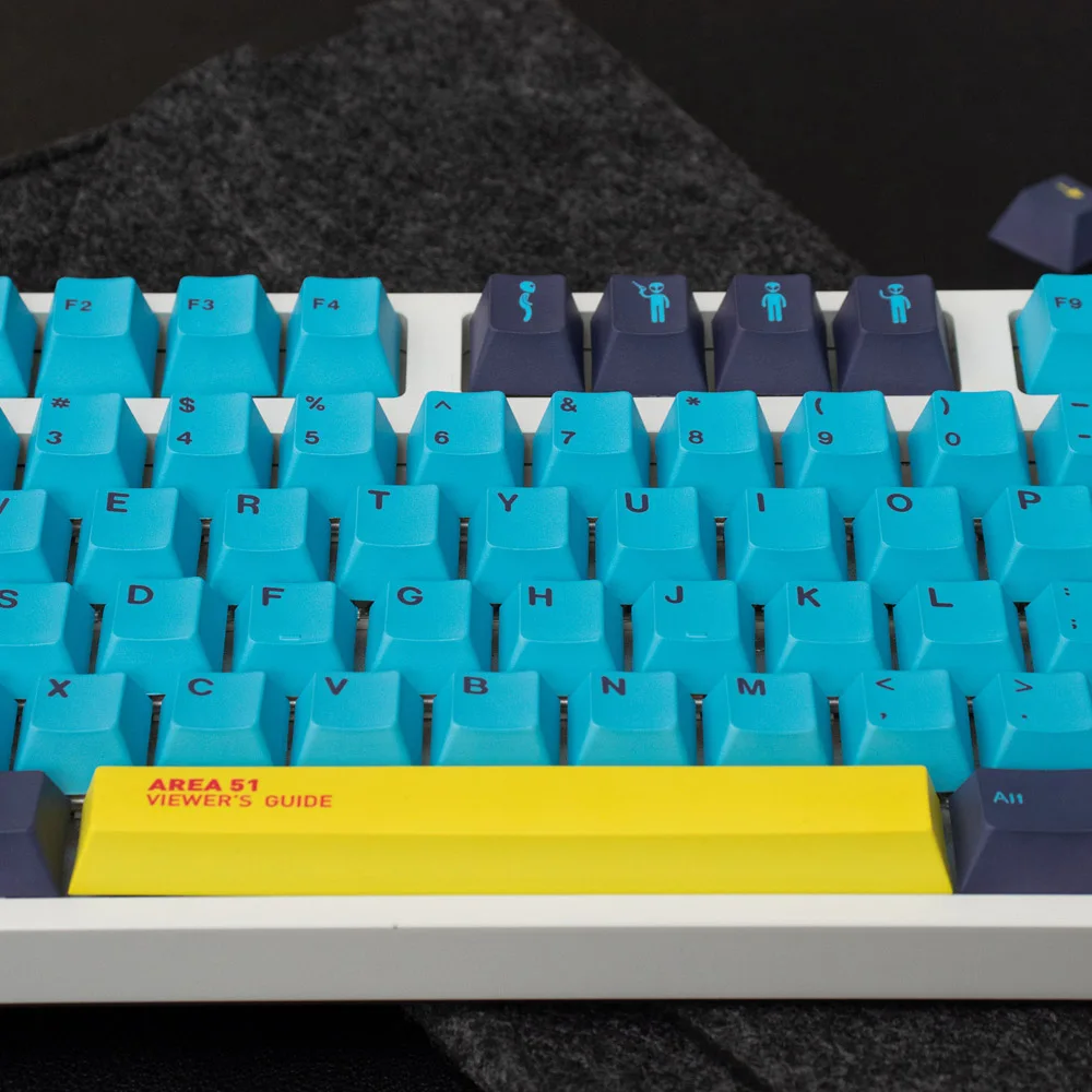 Keycap, DYE-SUB Inglês Personalizado Personalidade Keycaps para Teclado Mecânico, 64, 64
