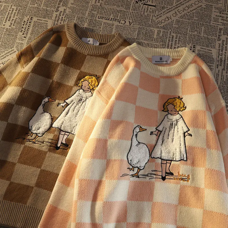 Harajuku Girl Print Sweater - Image 5