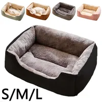 Pet Bed for Cats And Dogs Cushion Kitten Accessories Warm Soft Plush Comfortable Basket House Pet Supplies Habitats Pet Goods 1