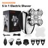 MAXGROOM 5D Head Shavers for Men 5 in 1 Electric Shaver Waterproof Head Shaver Beard Trimmer Rechargeable Head Shaving Machine 1