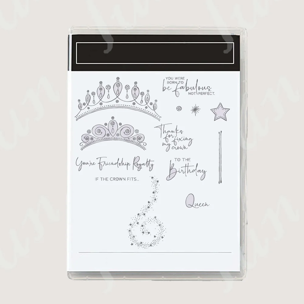 

Newly Arrived Beautiful Crown Metal Cutting Clear Stamp Scrapbooking Embosseding Supplies Greeting Card Decoration Template