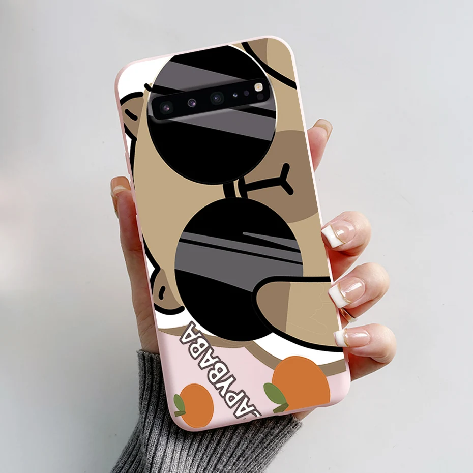 Für Samsung S10 5G Fall Niedlichen Panda Silikon Zurück Abdeckung Telefon Fall Für Samsung Galaxy S10 5G G977N S10 5G Fällen Weichen Stoßstange Funda – Detail 3