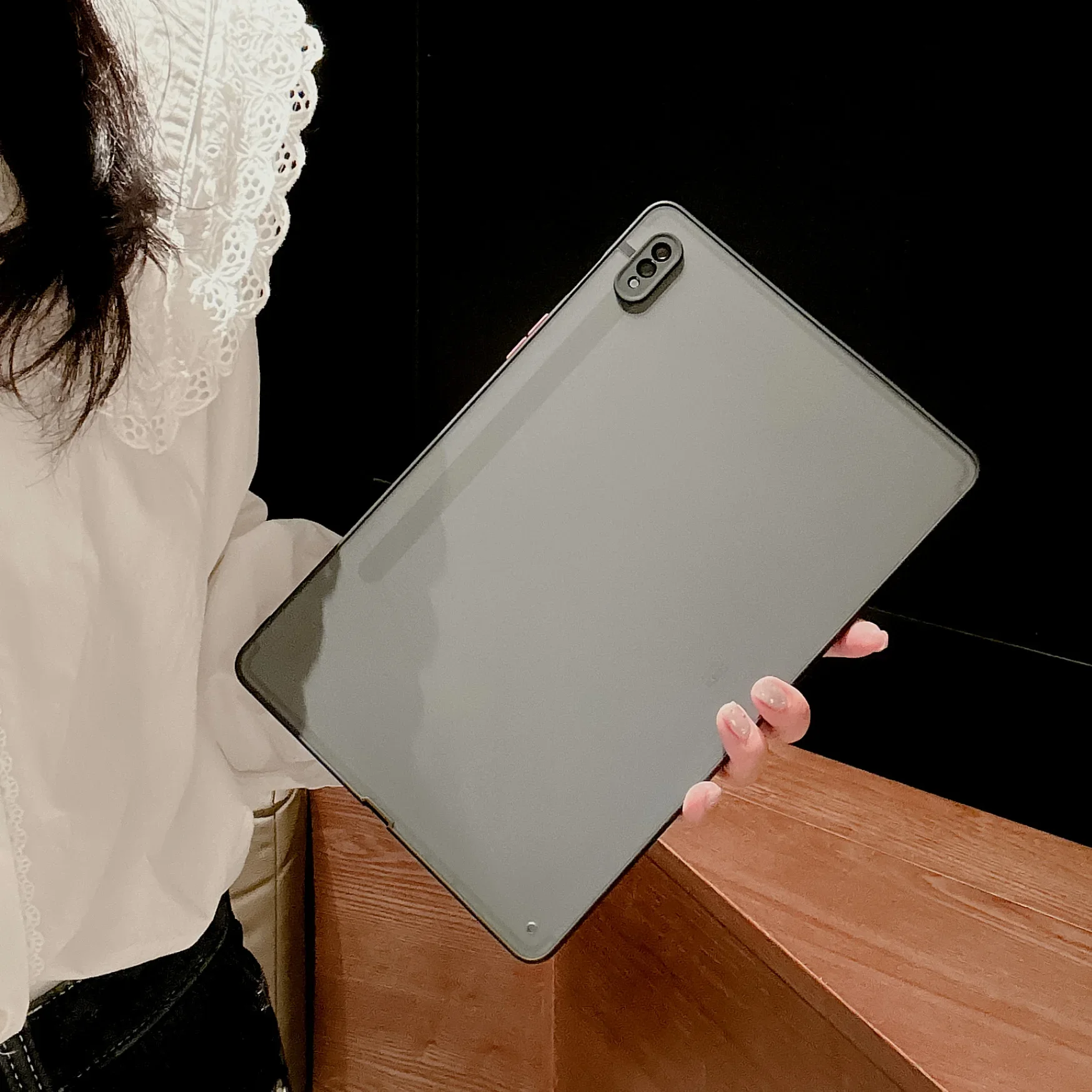 Premium Shockproof Tablet Sleeve: Matte Soft Silicone Bumper Hard Cover