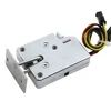 Small DC5V12V cabinet door lock mini electric lock storage cabinet electromagnetic lock express box electronic lock Drawer lock 6