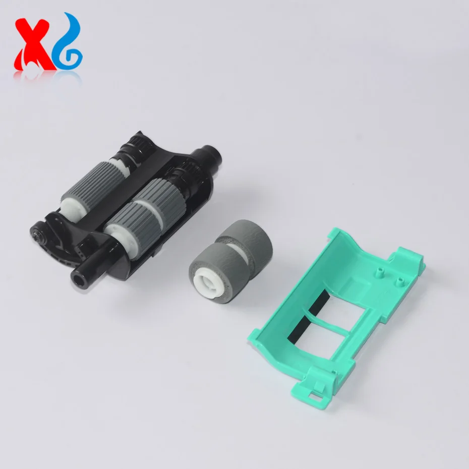 conjunto kit rolo de alimentação captador de papel para hp scanjet