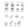 Europe Button machine special mold (12mm+M6) Pressure Snap Molds 8/10/12.5/15 mm Rivet Dies Metal Eyelets installation tools 4