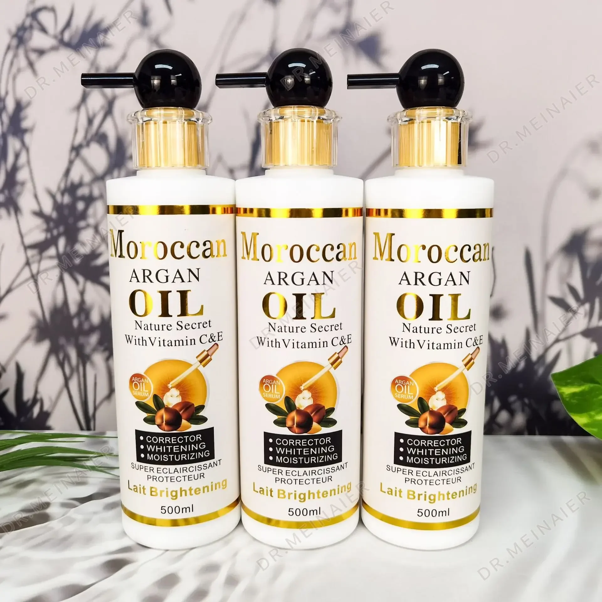 500ml Argan Whitening Body Lotion Moisturizing Refreshing and Not Greasy Body Cream Kojic Acid and Carrot Body Lotion 2