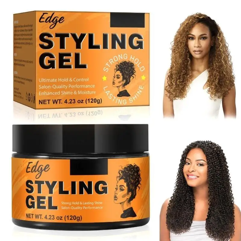Strong Hold Hair Gel Hair Styling Gel Fast Drying Long Lasting Styling Defining for Daily X7JA