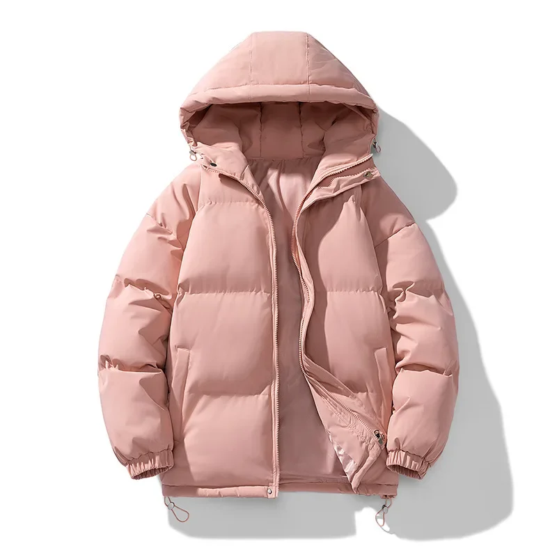 New Winter Furcoat Men's Cotton-padded Coat Puffer Fish Jacket Outdoor Hooded Jacket Casual Windbreaker Thick Warm Jacket Jacket