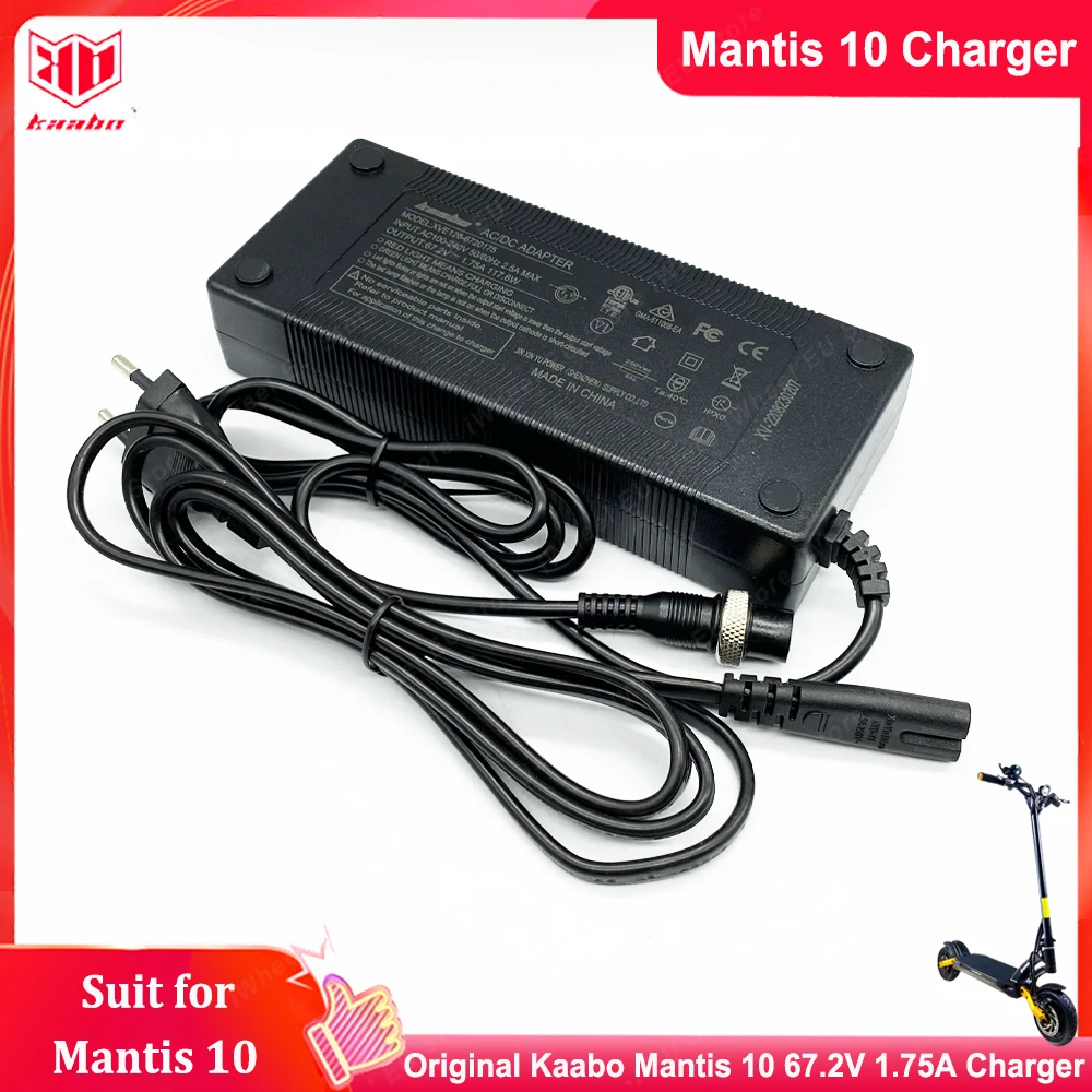 Caricabatterie Originale Kaabo 67.2V 1.75A Per Kaabo Mantis 10 Kaabo Wolf Warrior X/Gt Kaabo Wolf Warrior 11/Gt 60V Kaabo E-Scooter