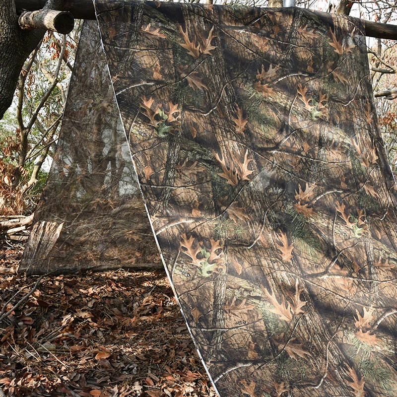 Camouflage Netting Camo Netting 59" W Bulk Roll Mesh Cover Blind for Hunting Sun Shade Party Camping Outdoor Hunting Ground Blinds