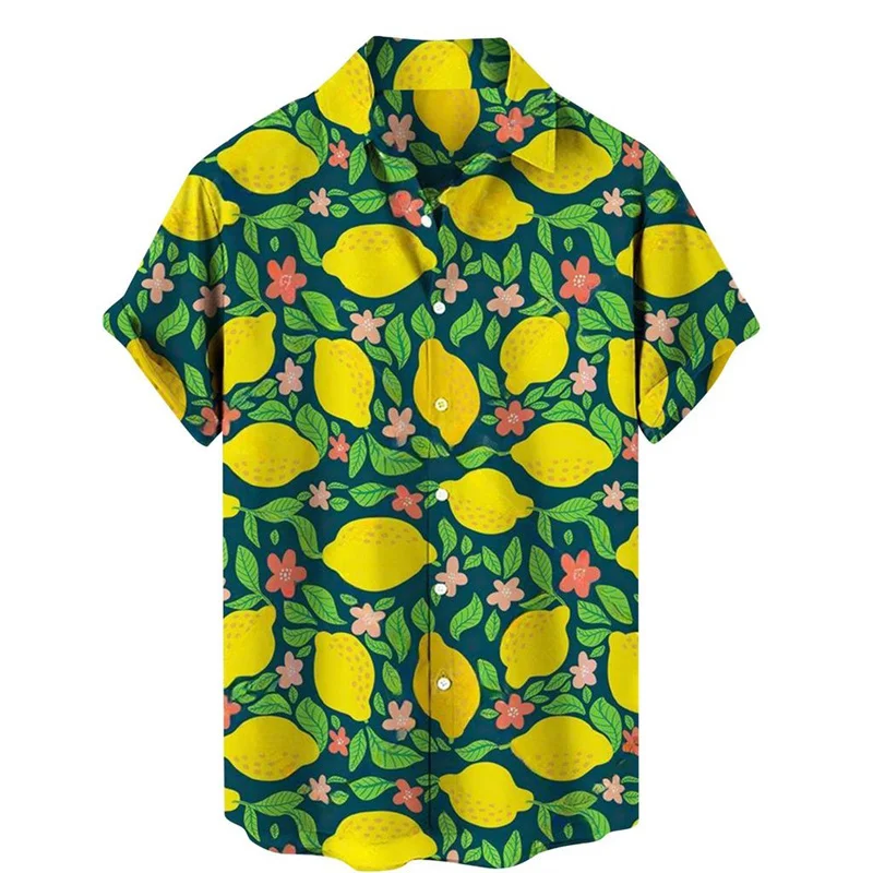 New 3D Fruits Pineapple Printing Shirts For Women Children Fashion Funny Short Shirts Summer Hawaiian Shirts & Blouses Men Tops 3