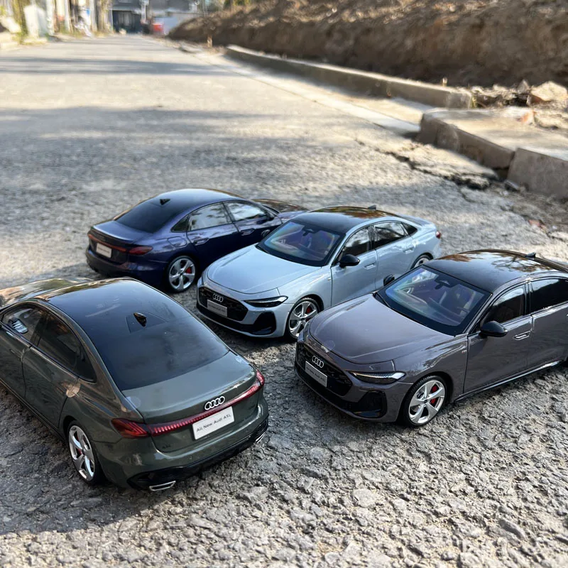 딜러 에디션 자동차 모델, 1:18 올 뉴 아우디 A5 A5L 2025, 컬렉션, 전시 및 친구 선물용 다이캐스트 모델