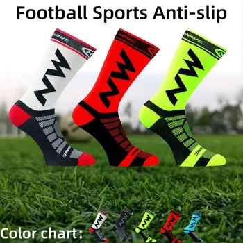 MagiMobo 남성용 미드 튜브 야외 양말, 나일론 통기성 러닝 등산 양말, 사이클링 산악 자전거 농구 양말