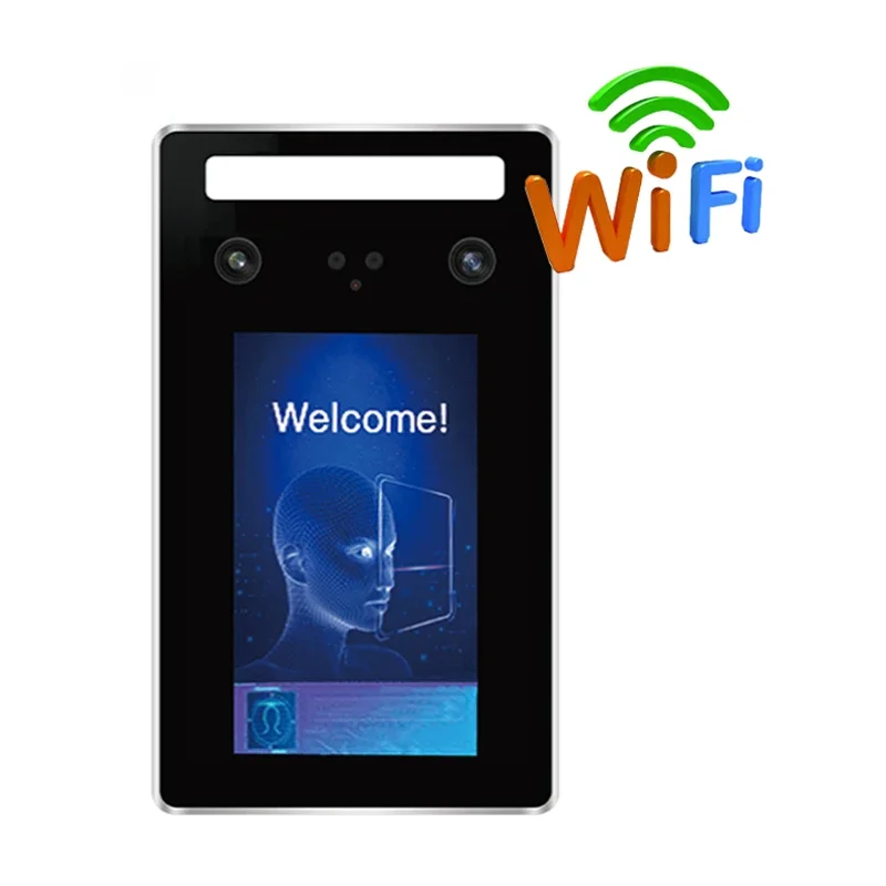 

Outdoor Waterproof Biometric Face Recognition Access Control Time Attendance Facial Door System With RFID Reader