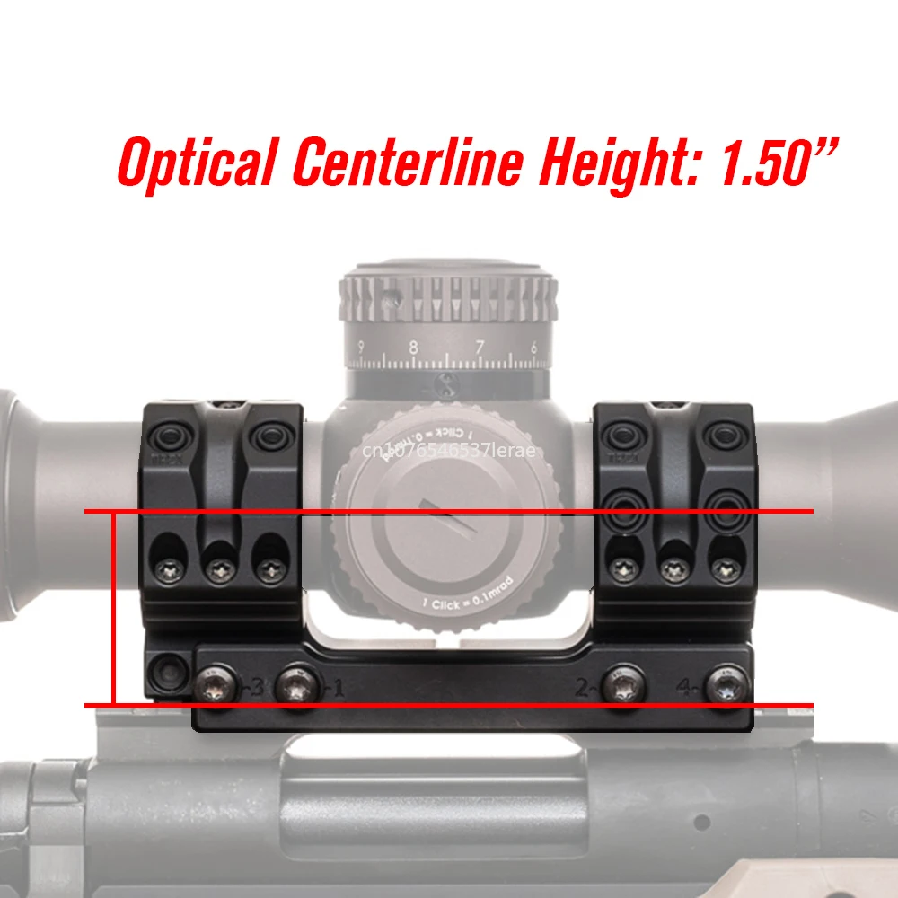 SP-3002 SP-4002 Solid Mount 30/34mm 0MIL 0MOA 1.50/1.93 inch Height Scope Mount Surfaces Scope Accessories