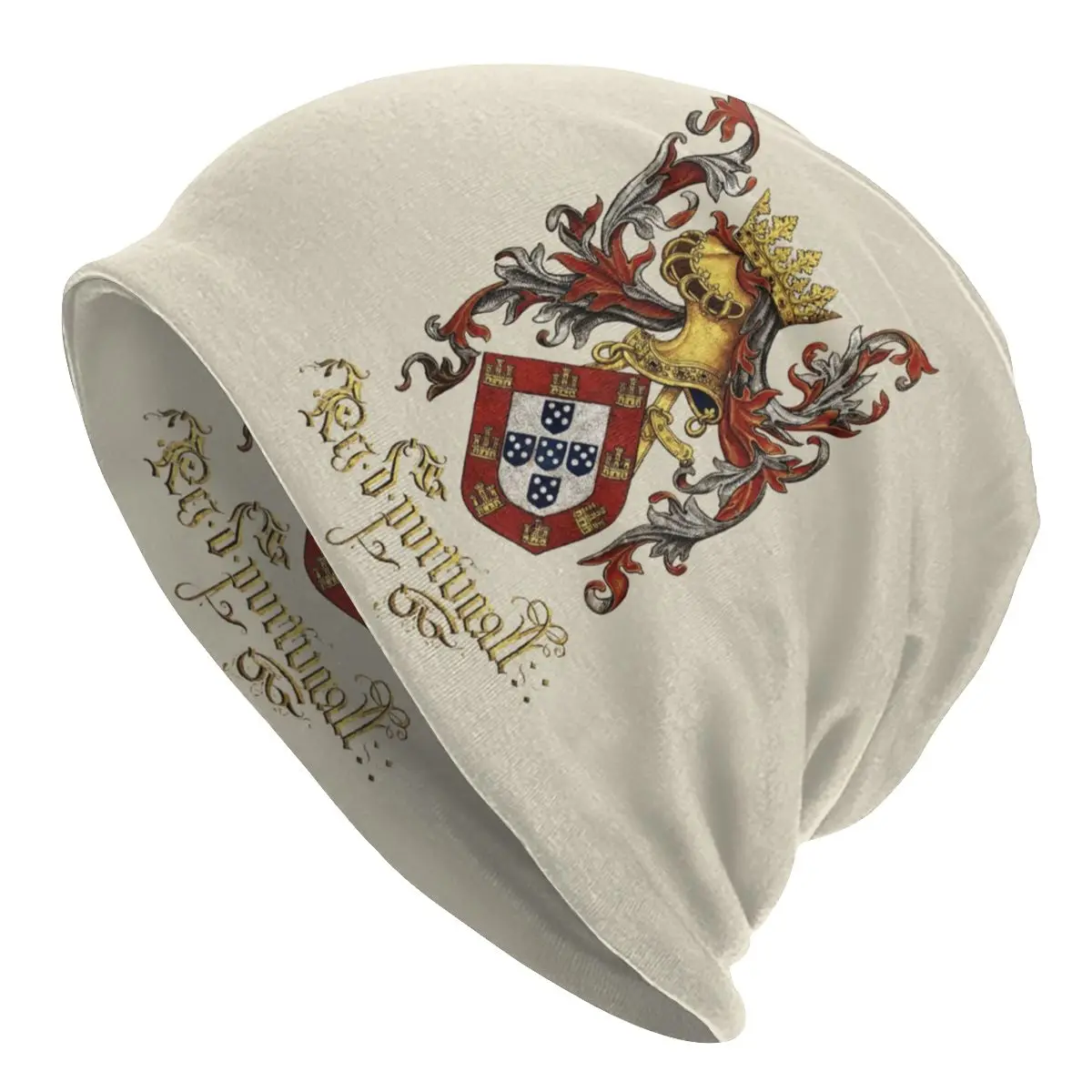 Bonnet Tricoté Drapeau Du Portugal - Taille Unique Homme/femme, Hiver, Confortable Et Chaud
