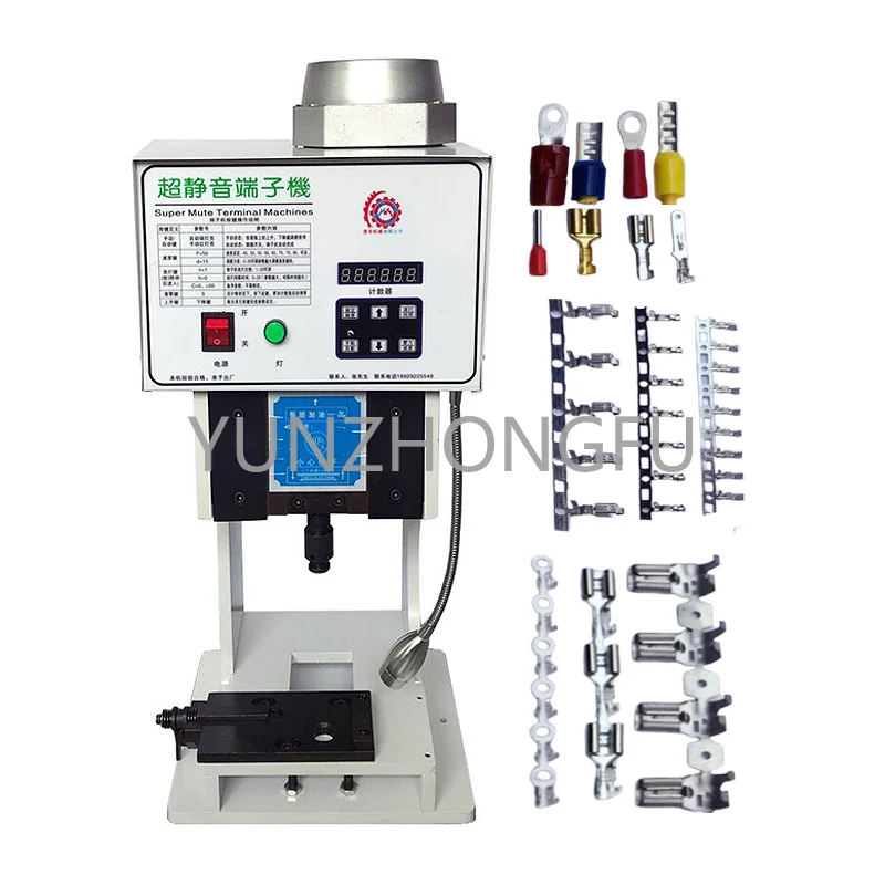 

Wire Cable Terminal Crimping Machine 2.0t High Speed for Big/cold Pressed Terminals Automatic Crimper Tools with 3 Types