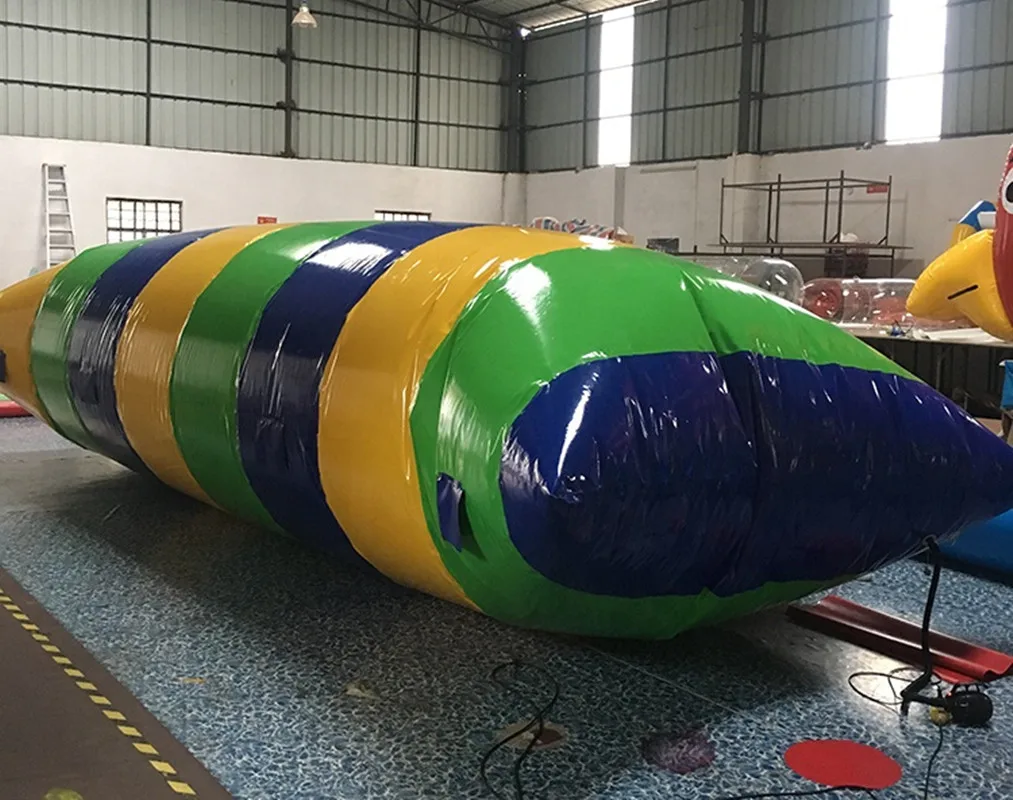 Free Shipping 8x3m Inflatable Water Pillow Inflatable Water Blob Jump Bag Inflatable Trampoline(Free Pump+Repair Kits)