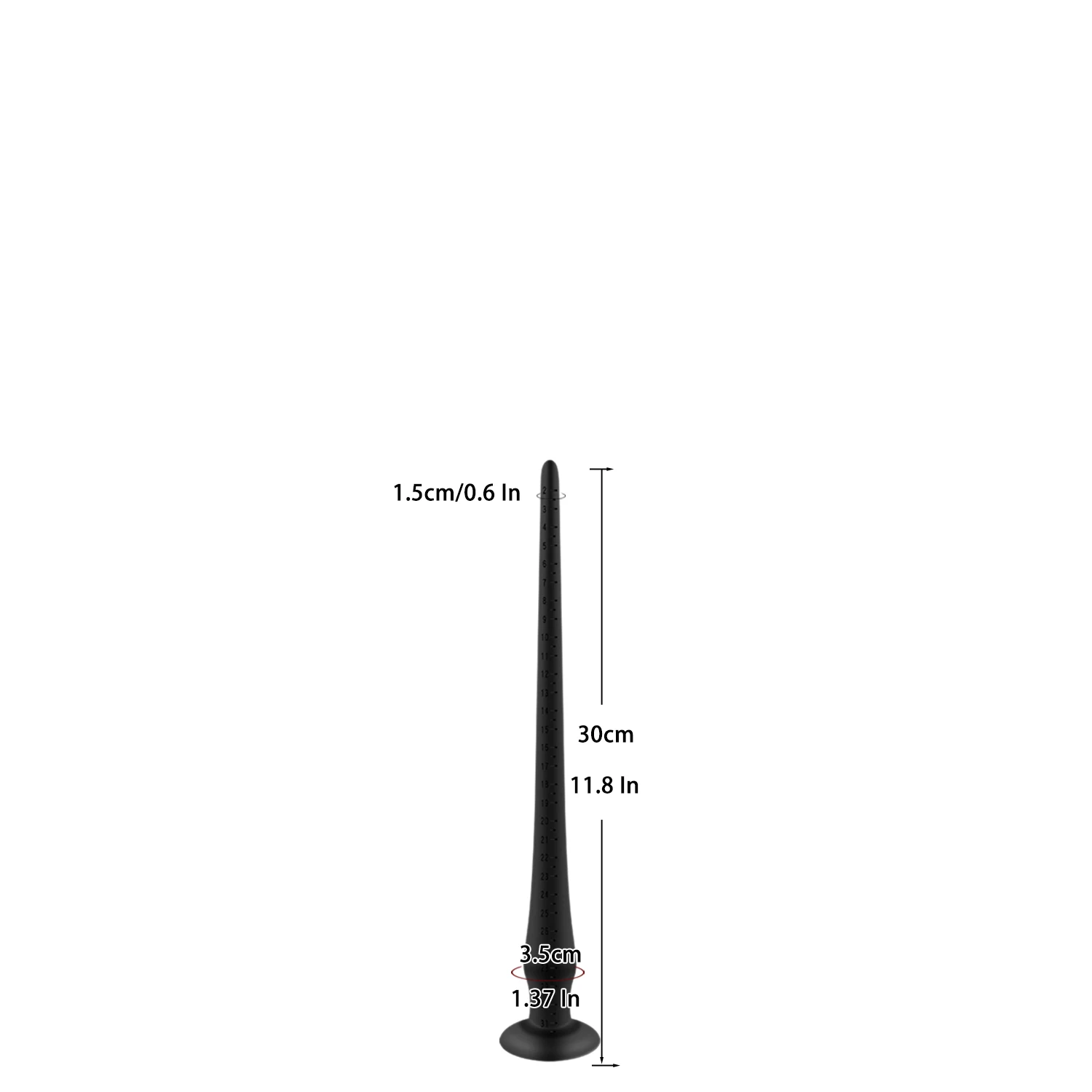 Flytande silikon superlånga dildos stimulerar anus mjuk dilatator analsexleksak analplugg för kvinnor och män_voghion.com