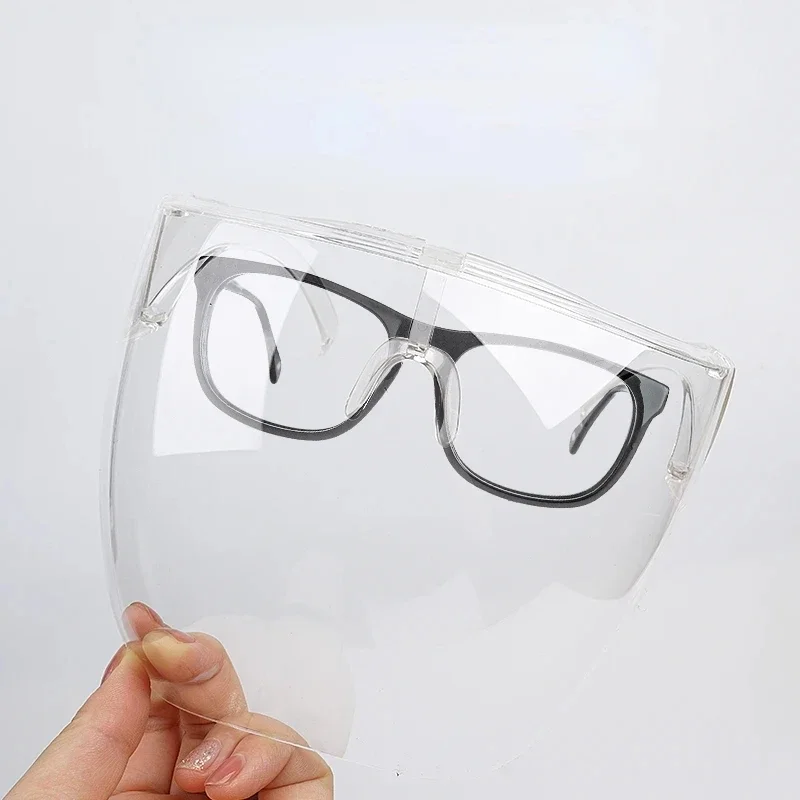 High-Definition Transparent Protective Face Shield with Anti-Fog, Anti-Splash Features