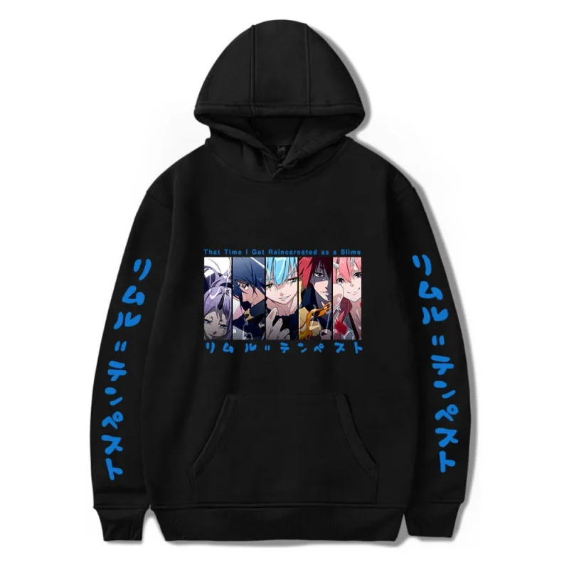

Cartoon That Time I Got Reincarnated As A Slime Hoodies Men Hoodie Women Pullover Sweatshirt Tops Streetwear Cosplay Clothing