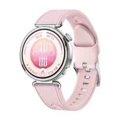 Sport Silicone 18mm Watch Strap - Original 1:1 Bracelet Correa for Huwei gt5 pro 42 (Pink sand)