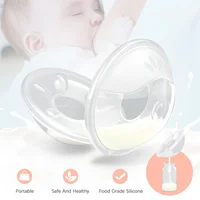 2Pcs Breast Milk Collector Baby Feeding Breast Milk Saver Collector Anti-leakage Milk Reusable Protect Sore Nipples NO BPA 1