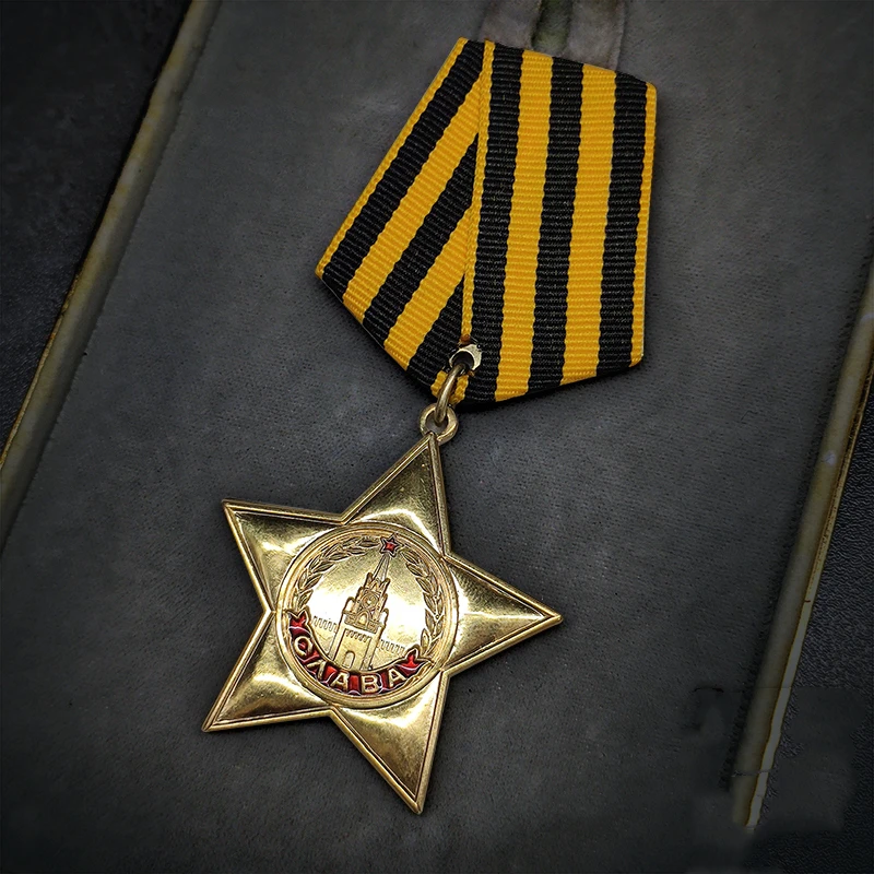 Unione Sovietica Cccp Medal Of Honor Copper Red Banner Travis Red Star Serie Stalinan Ussr Badge Replica