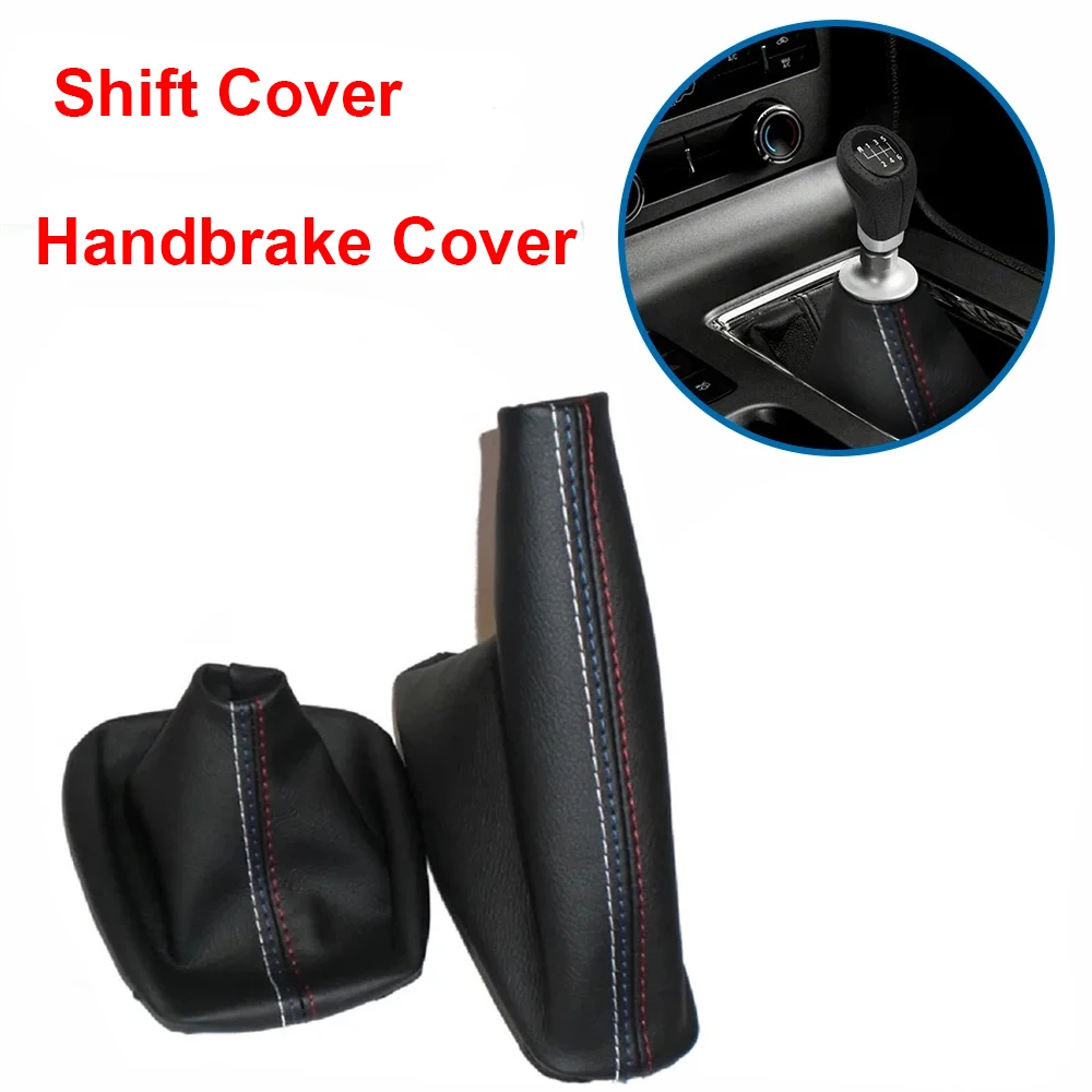 Car Shift Lever Dust Cover Handle Imitation Leather Cover Anti-slip Suitable For E30 E36 E34 E46 Z3 Manual Model Accessories