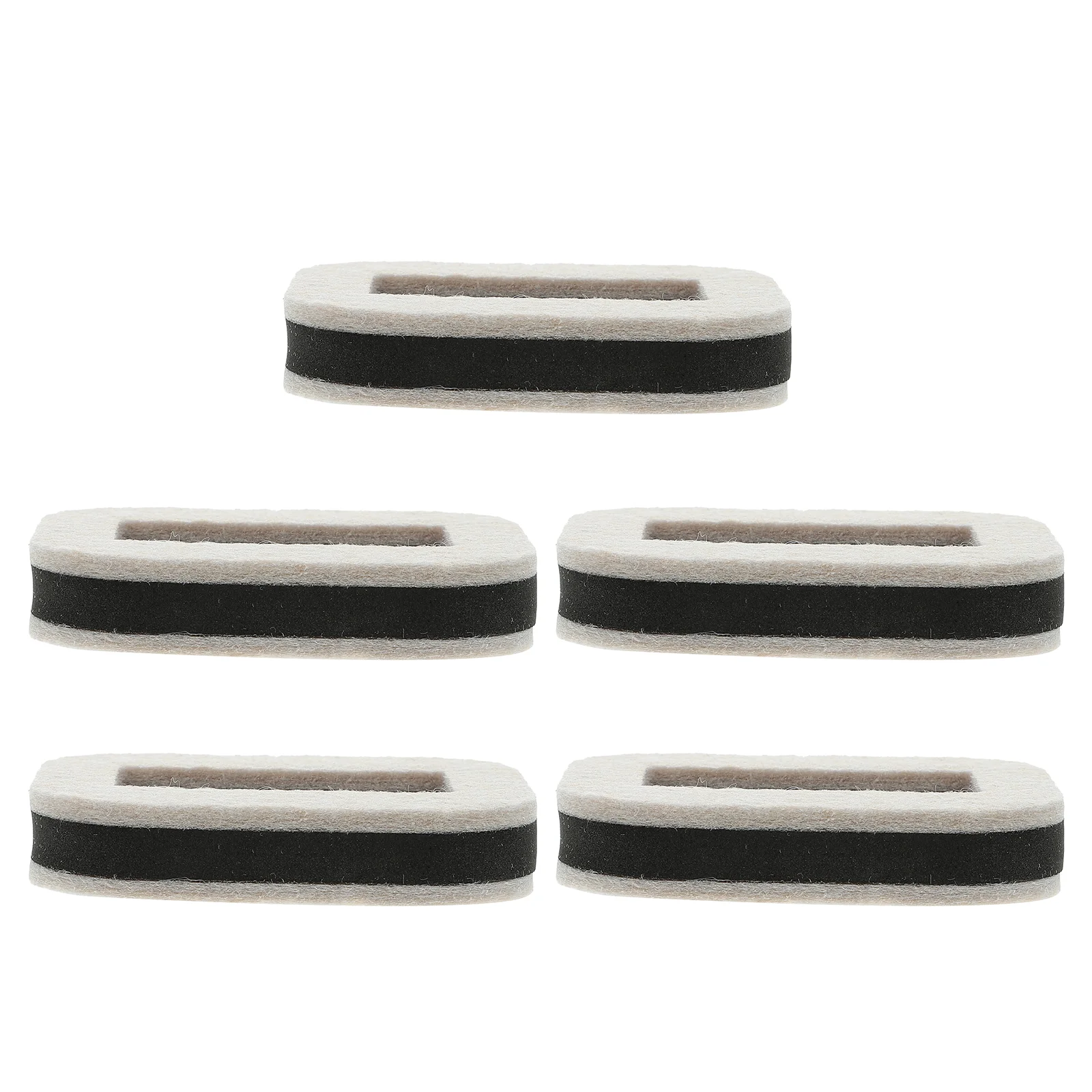 

5 Pack Felt Furniture Wheel Stoppers, Non- Caster Cups, Bed and Furniture Stopper, for Chairs Sofas Beds ( 31 x 27 Inch, Light