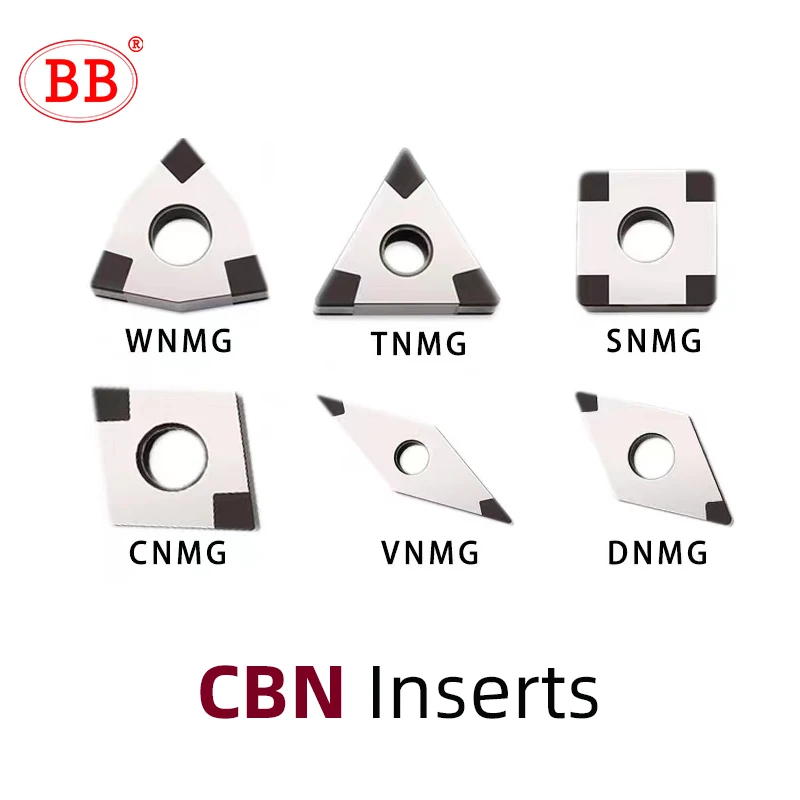 

Вставка с ЧПУ BB CBN, Обрабатывающий Фрезерный инструмент, токарная обработка кубического нитрида бора для чугунной резки стали WNMG TNMG VCGT CNMG DNMG