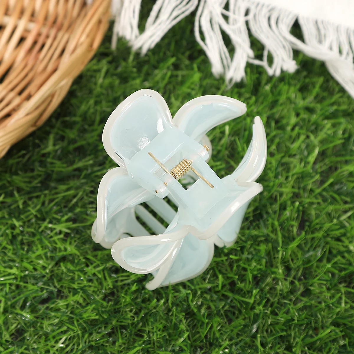 Flower Bohemia Hair Claw Women Simple Ponytail Korean Hairpin Hair Crabs Headwear Fashion Summer Beach Hawaii Hair Accessories